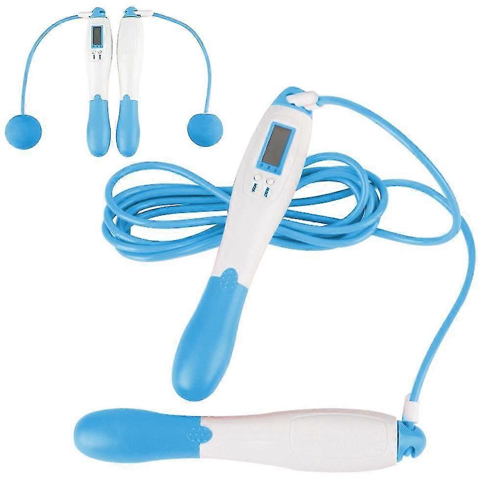 Skipping Rope With Digital Counter, Speed Rope, Steel Rope With Pvc Sheathing, Jump Rope With Calorie Counter And Non-slip Handles For Training, Fitne