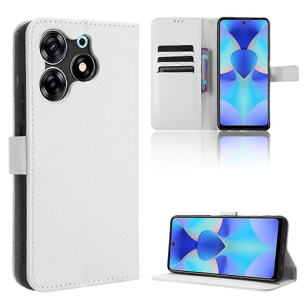 For Tecno Spark 10 Pro / K17 Diamond Texture Leather Phone Case