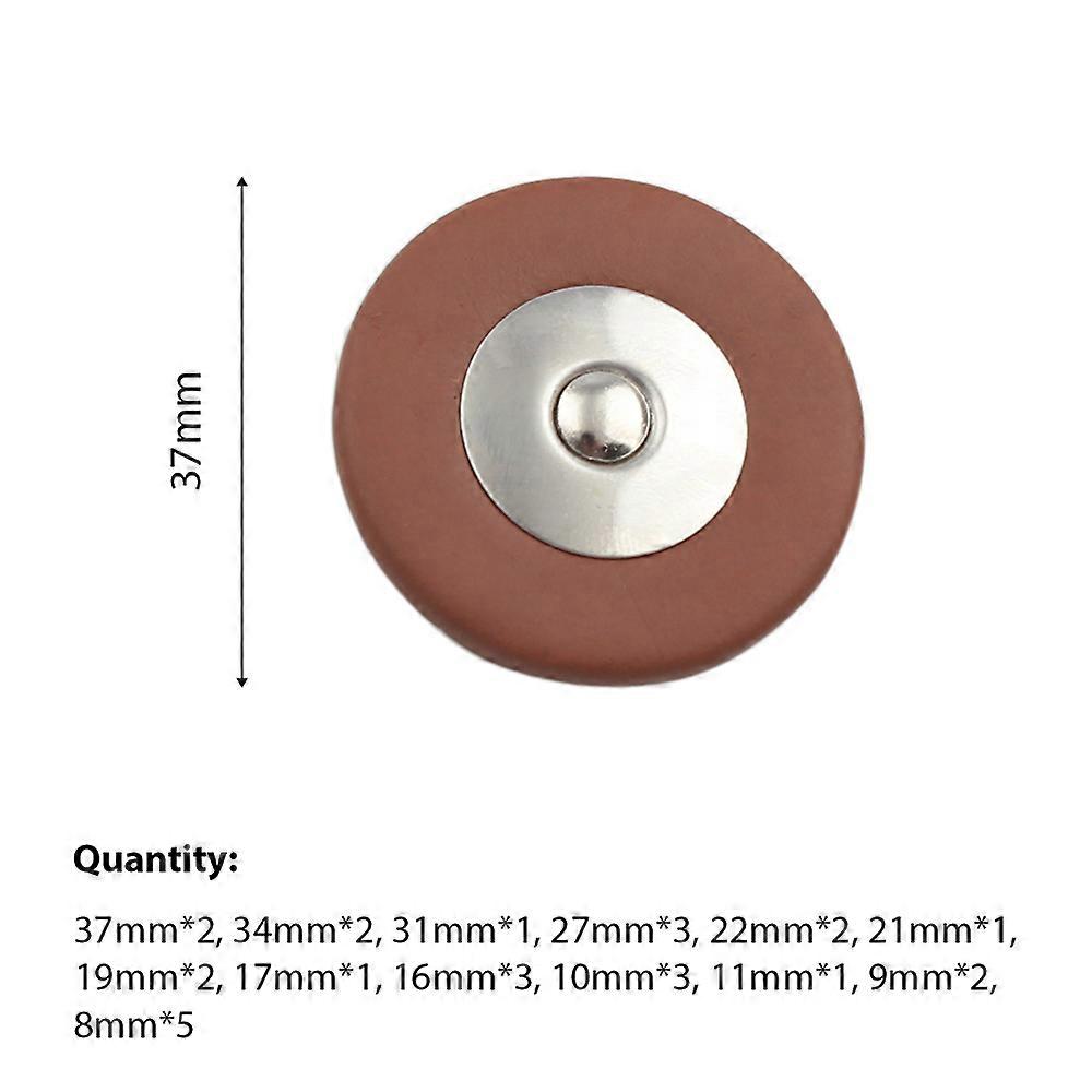 28pcs Sax Leather Pads Replacement for Soprano Saxophone