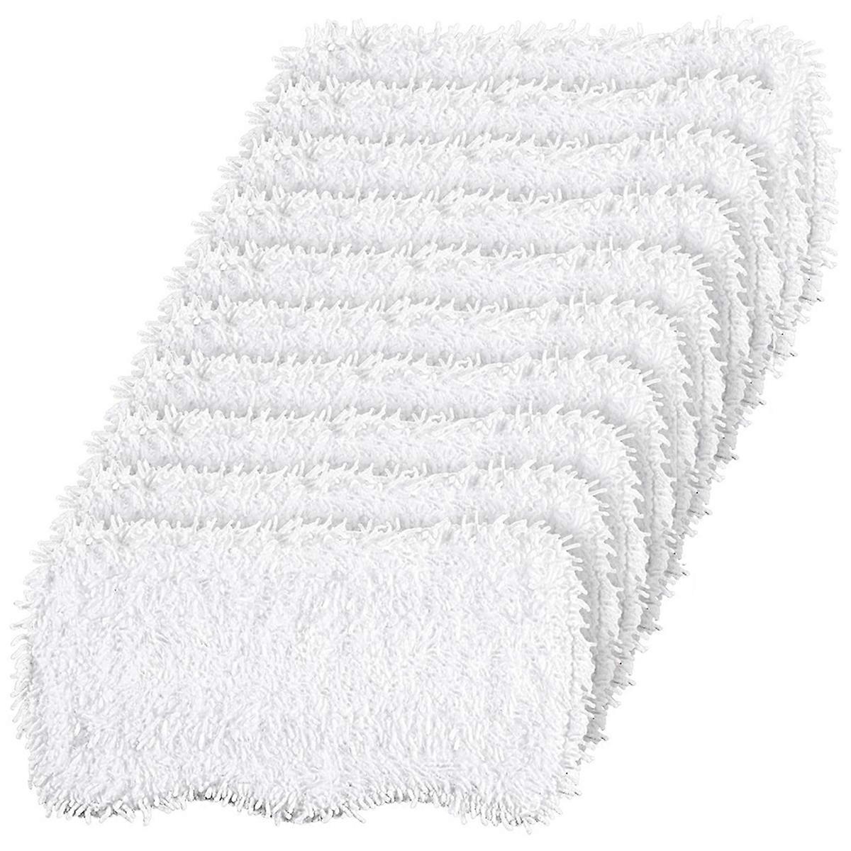 10PCS Microfiber Steam Mop Replacement Pads for Steam Mop S3101 S3102 S3250 S3251 Washable Reusable