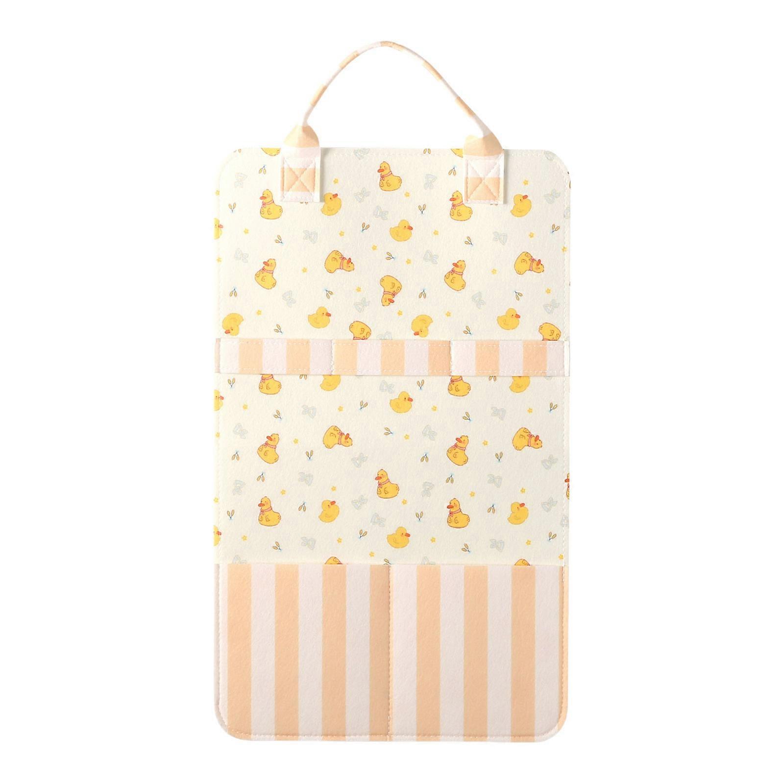 Interactive Pet Toy Storage Pouches Pet Friendly Cats Toy Storage Bag Easy to Use Fabric for Organized Home Spaces Yellow