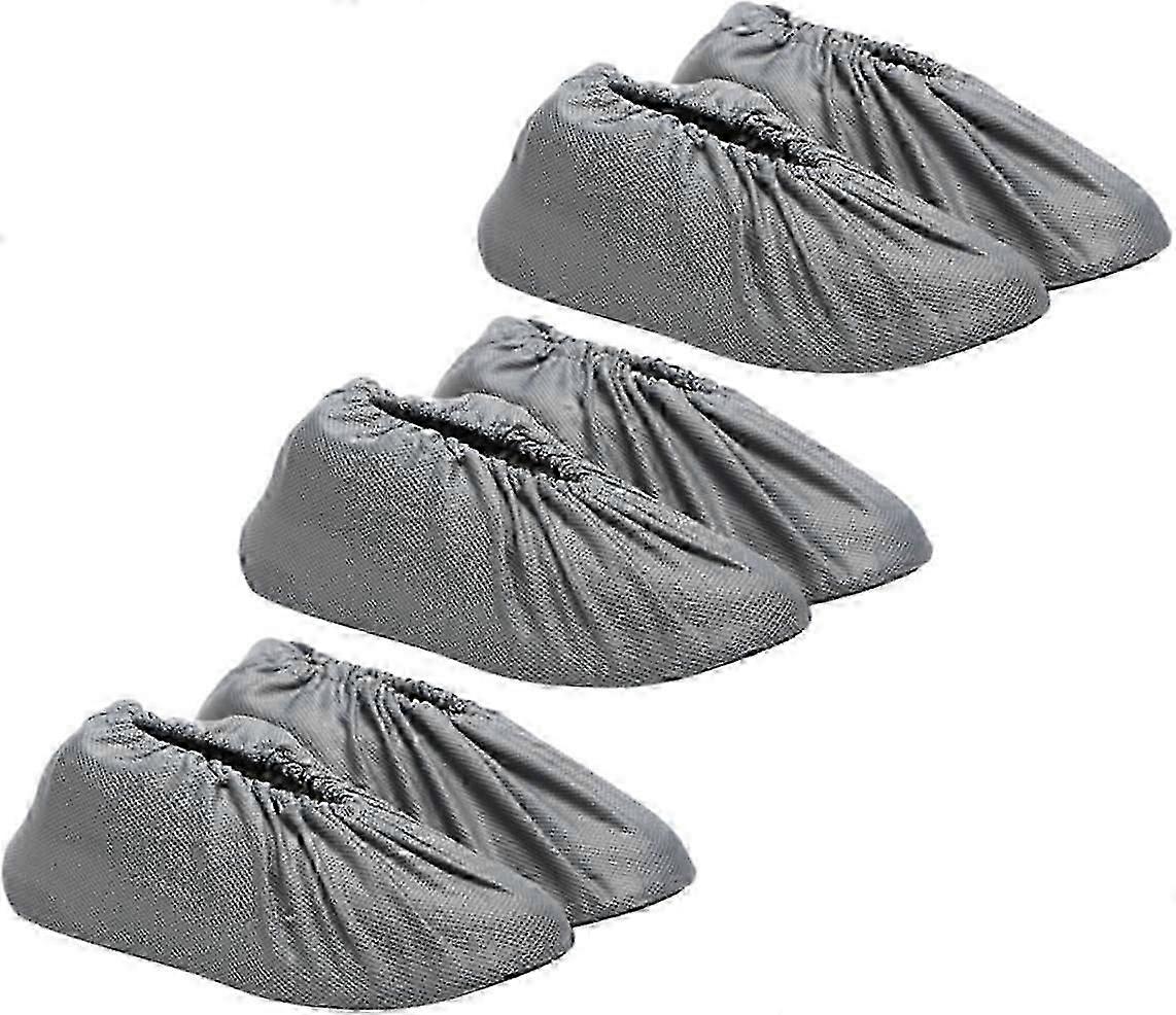 3 Páry Návleky na boty Botičky Potah Omyvatelné Potahy nohou Opakovaně použitelné pro látku Dětské zatluštěné návleky na botyŠedá