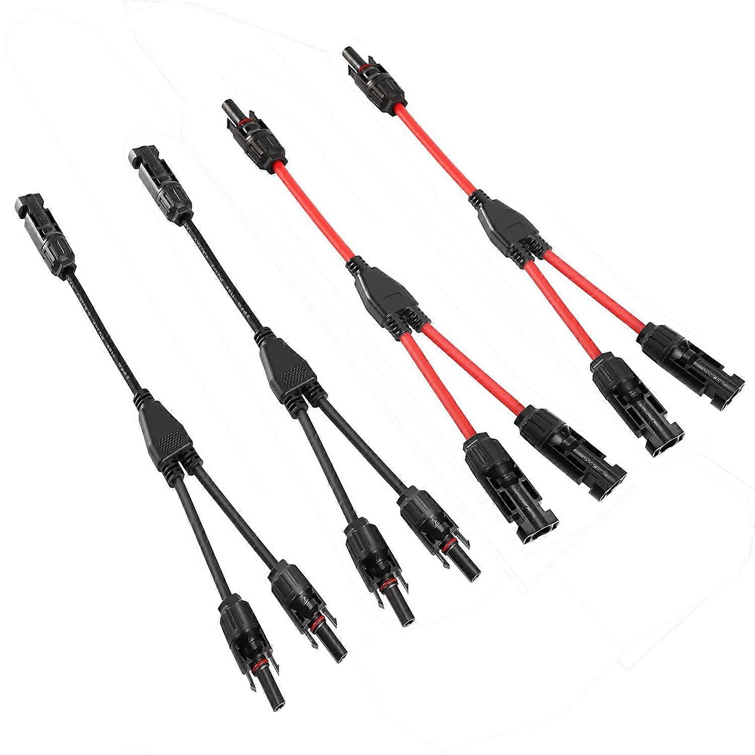 Solar panel cable connector, Y-branch, MMF+FFM adapter