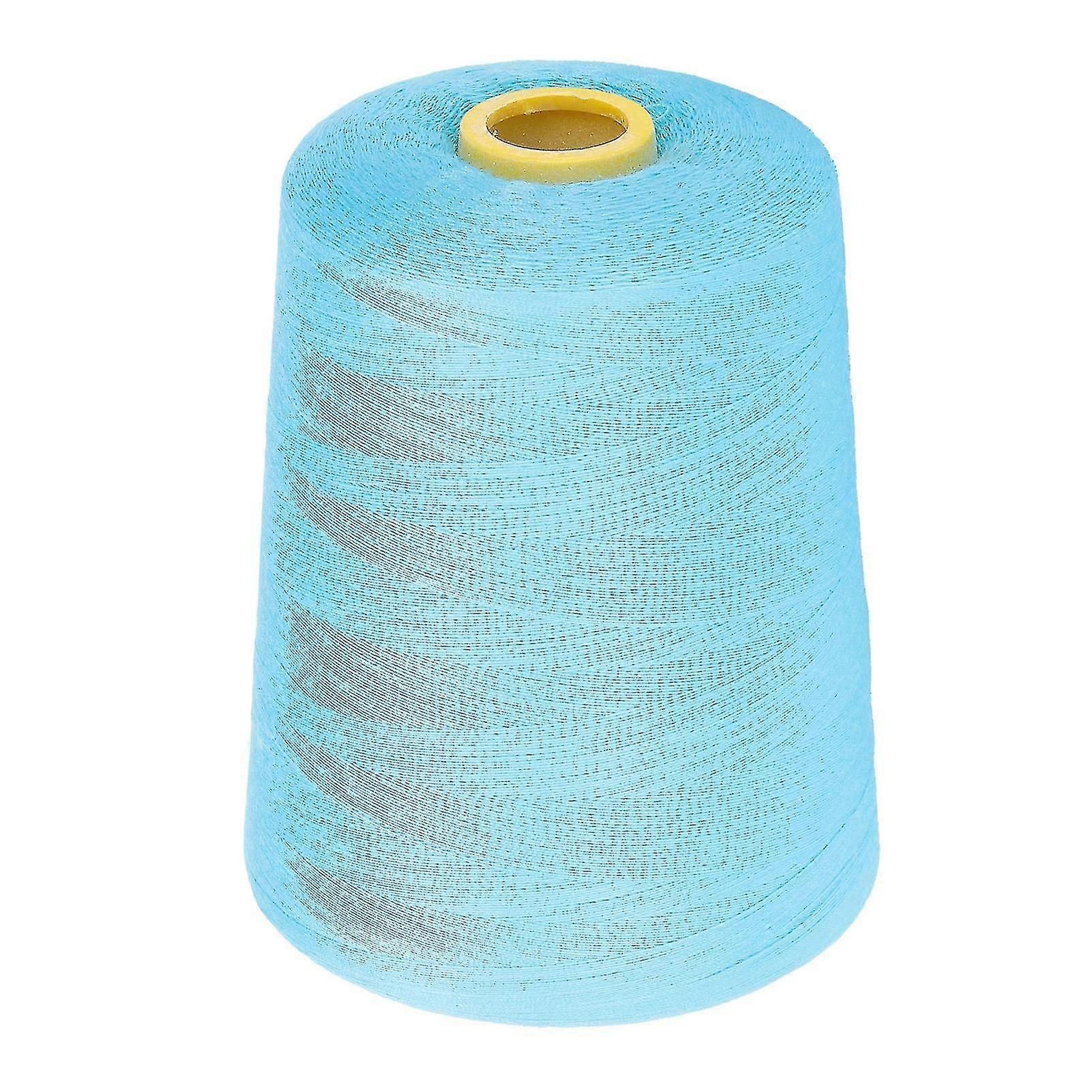 Polyester Sewing Thread 8000 Yards - Multiple Colors for DIY Embroidery Machine Projects (Sky Blue)