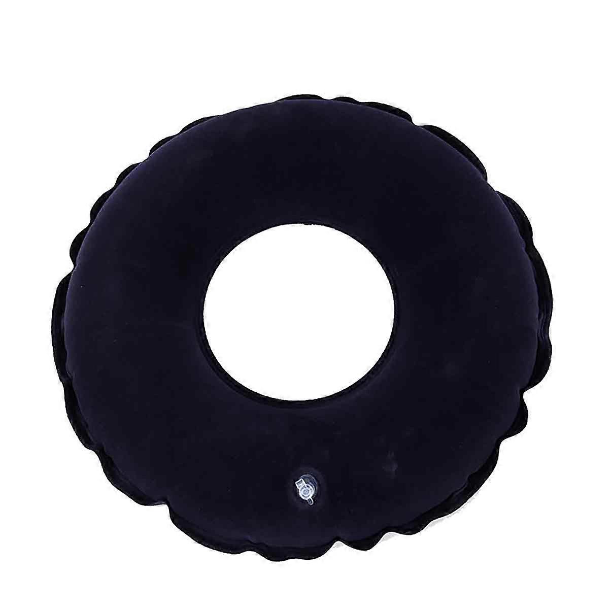 Coussin beignet gonflable pour utilisation en fauteuil roulant ou chaise
