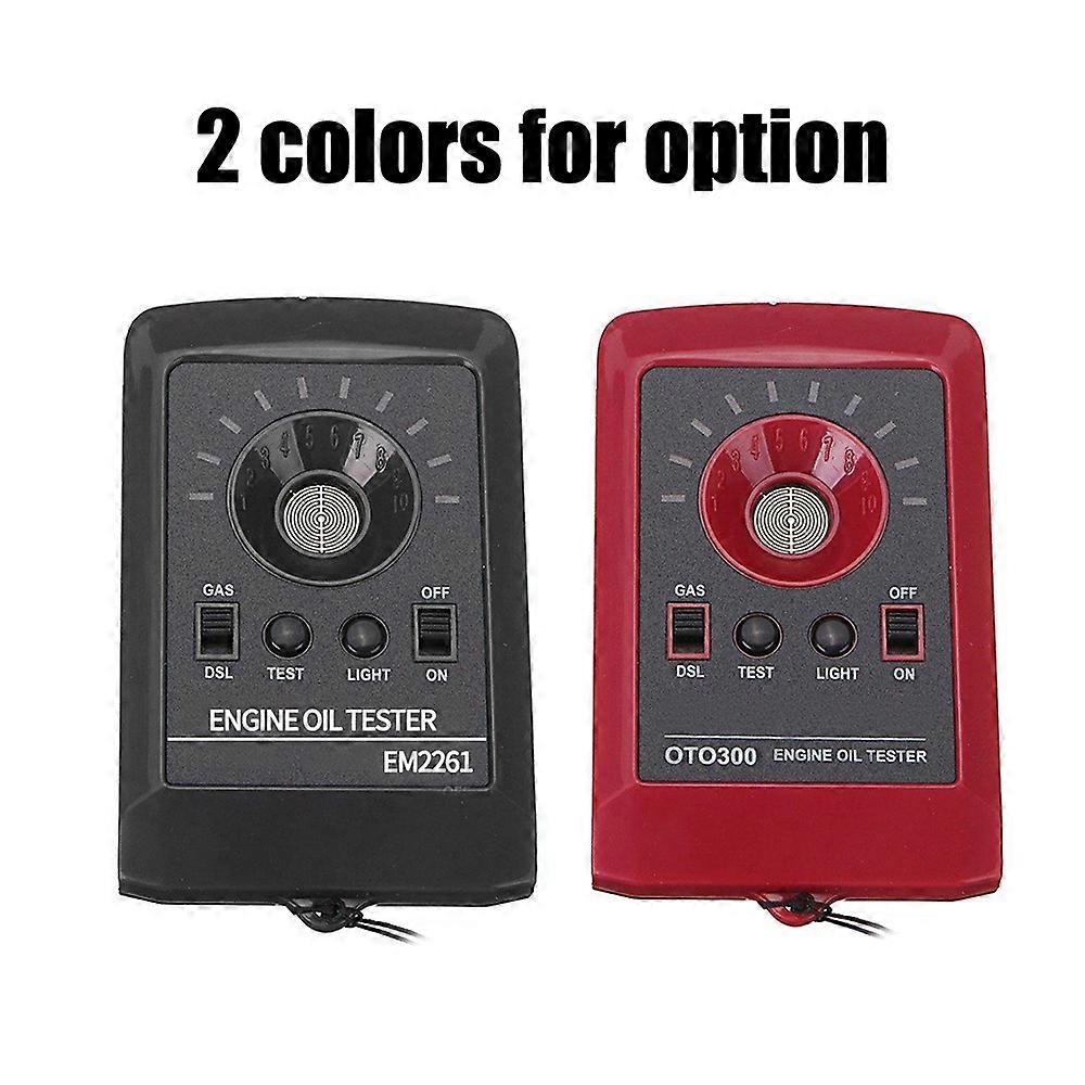 12V LED Digital Tester Motor Engine Oil Quality Detector Gas Diesel Fluid Analyzer