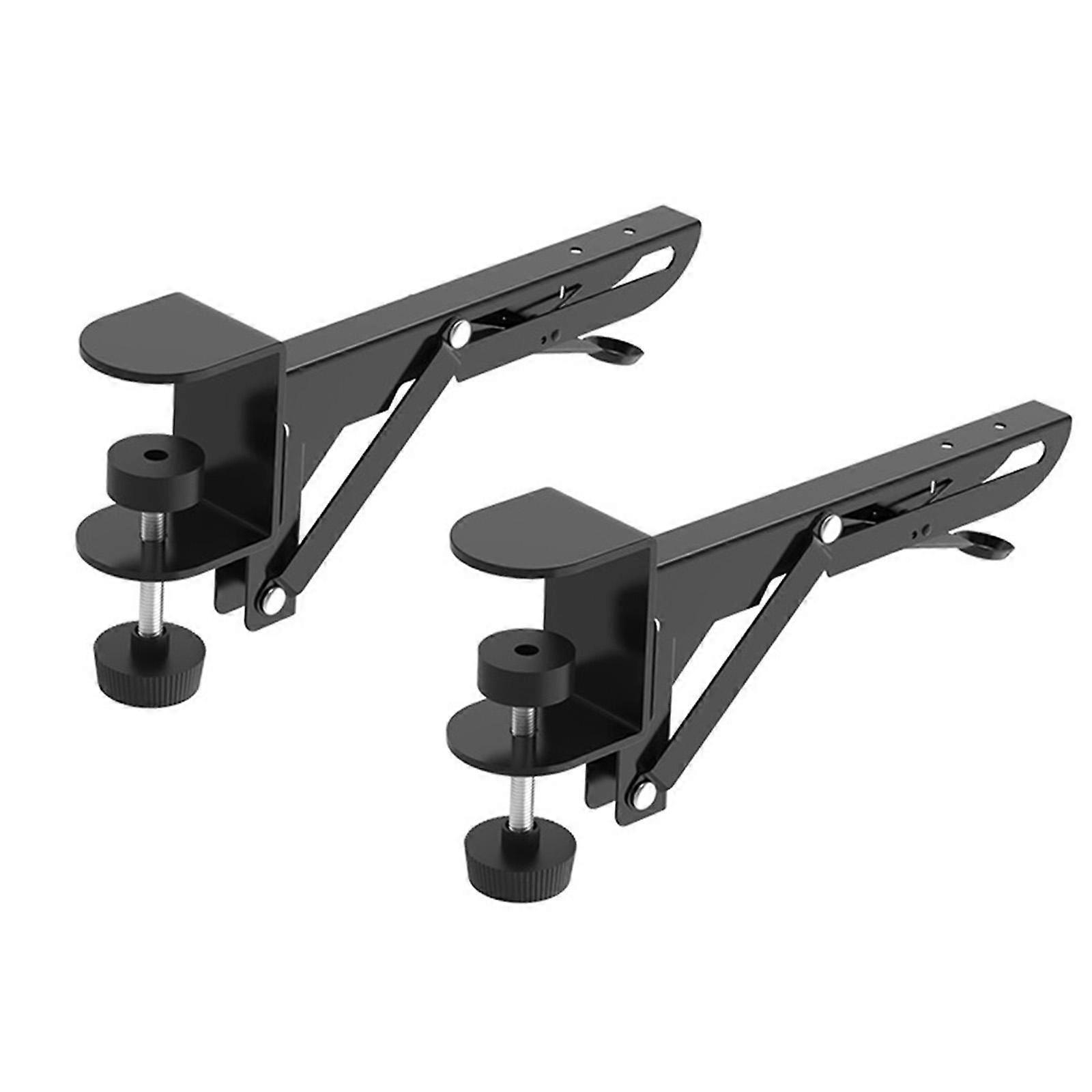 2 Pieces Desk Extender Clamp Clamp on Extension Plate Support Rack for Home