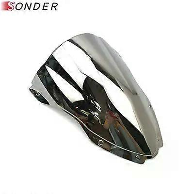 Racing Screen compatible for ZX10R ZX 10R 2016 2017 2018 2019 Black 10R Windshield WindScreen Double Bubble 16 17 18 19 MAXP