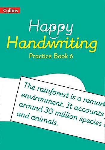 Happy Handwriting Practice Book 6