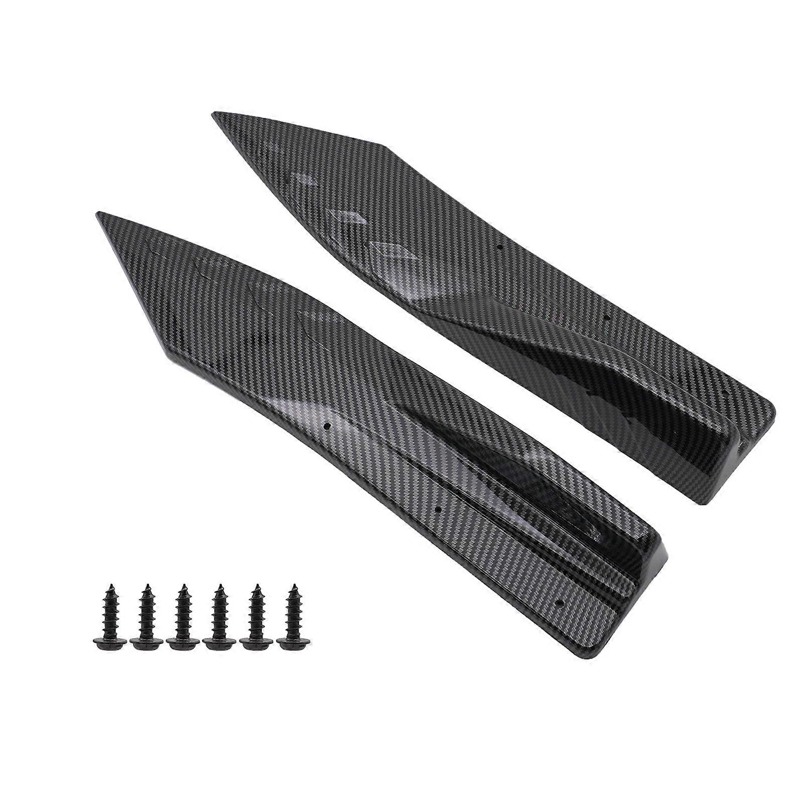 Rear Bumper Protective Side Fins Portable Rear Bumper Corner Guards Easy to Install Car Rear Bumper Side Protections