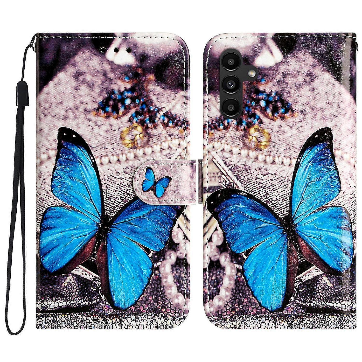 compatible Samsung Galaxy A15 4g Case Pattern Printing Wallet Flip Phone Cover