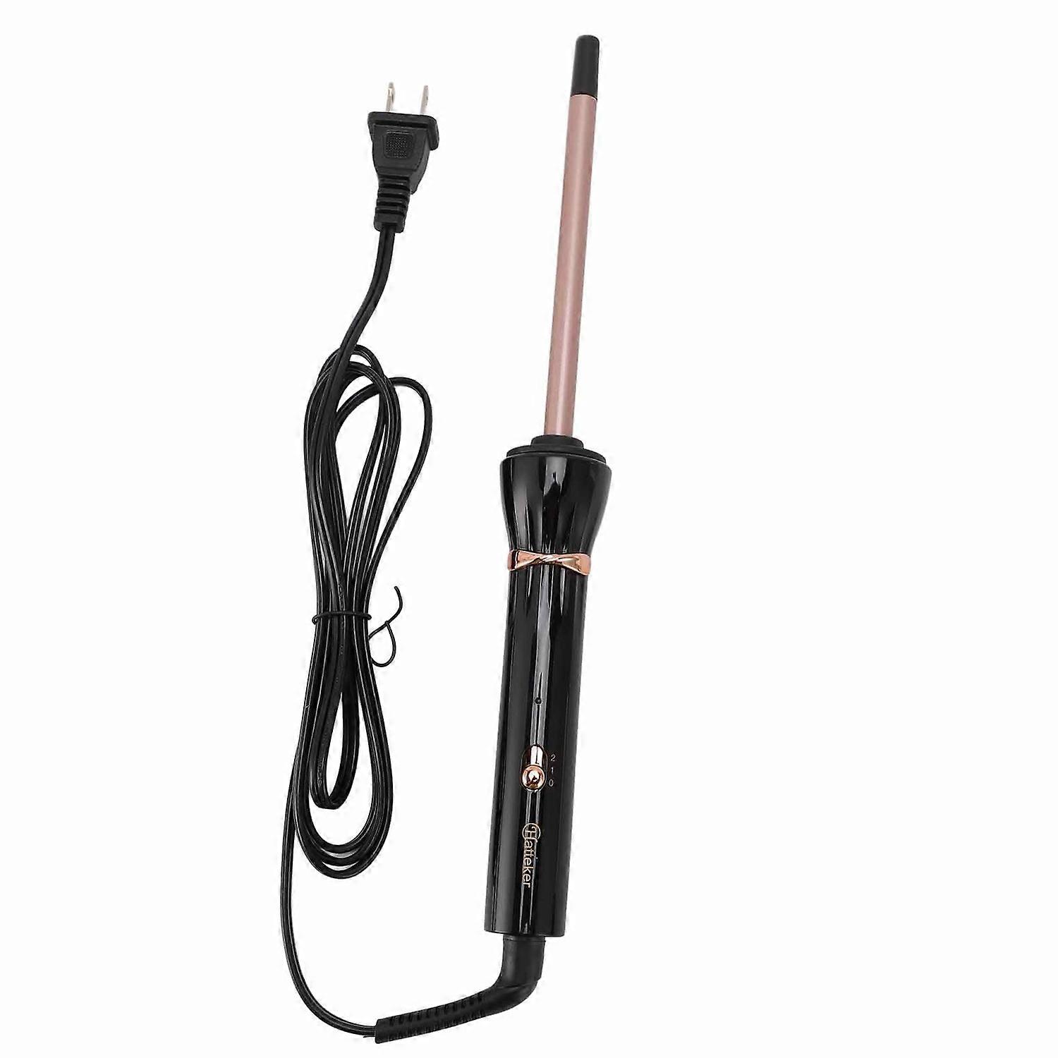 9mm Skinny Curling Iron Fast Heating Negative Ion Ceramic Coating Anti Scald Portable Small Barrel C