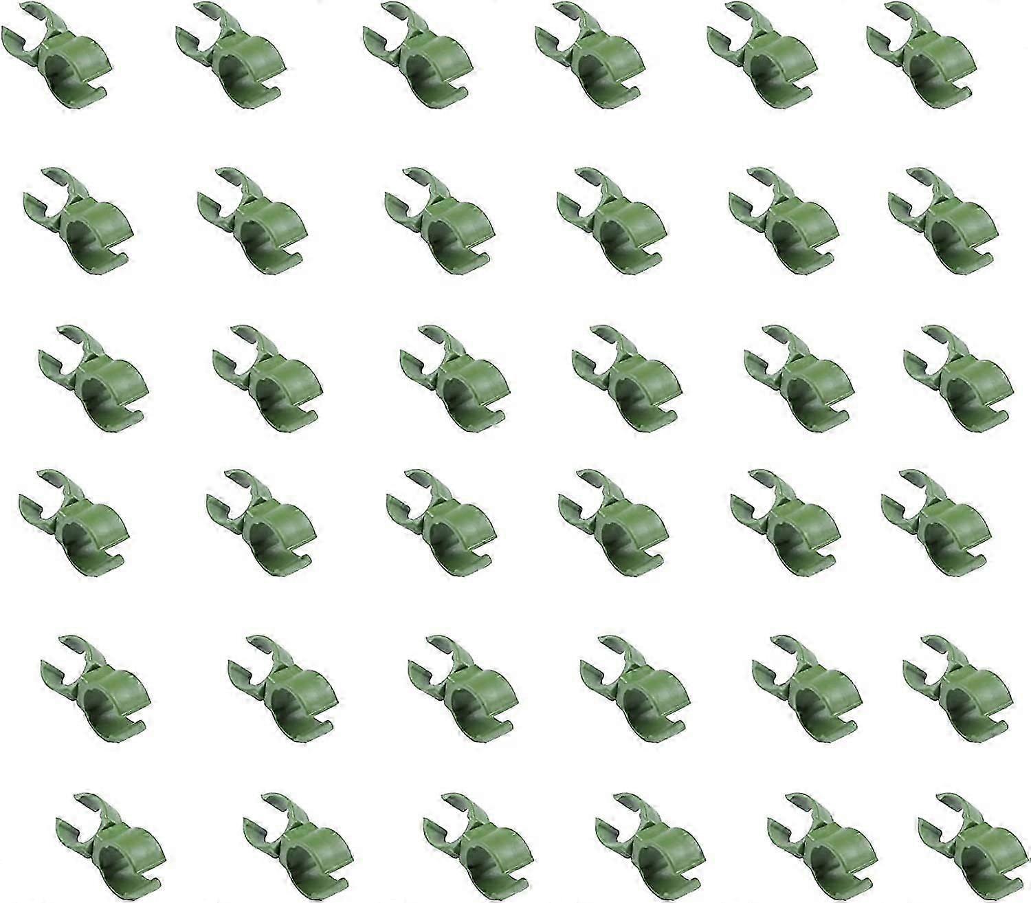 36 Pack Universal Plant Trellis Clips 20mm Plastic Rotating Clip Holder