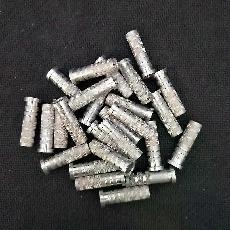 50pcs Archery Arrow Aluminum Insert Silver For ID62mm Arrow Shaft Arrow Base Replace Hunting DIY Arrow