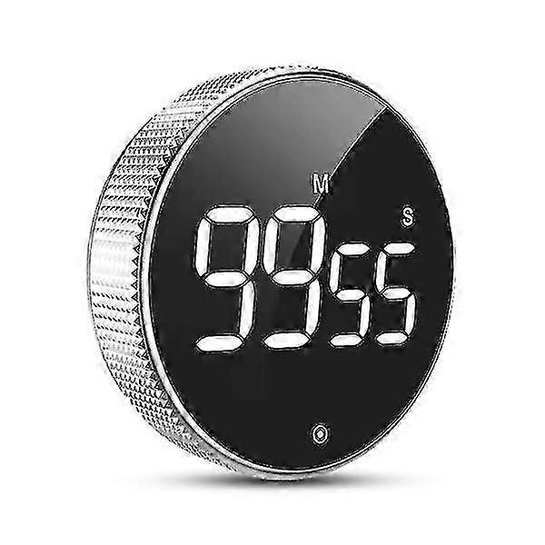Round rotating digital timer Stopwatch LED 99 minutes 59