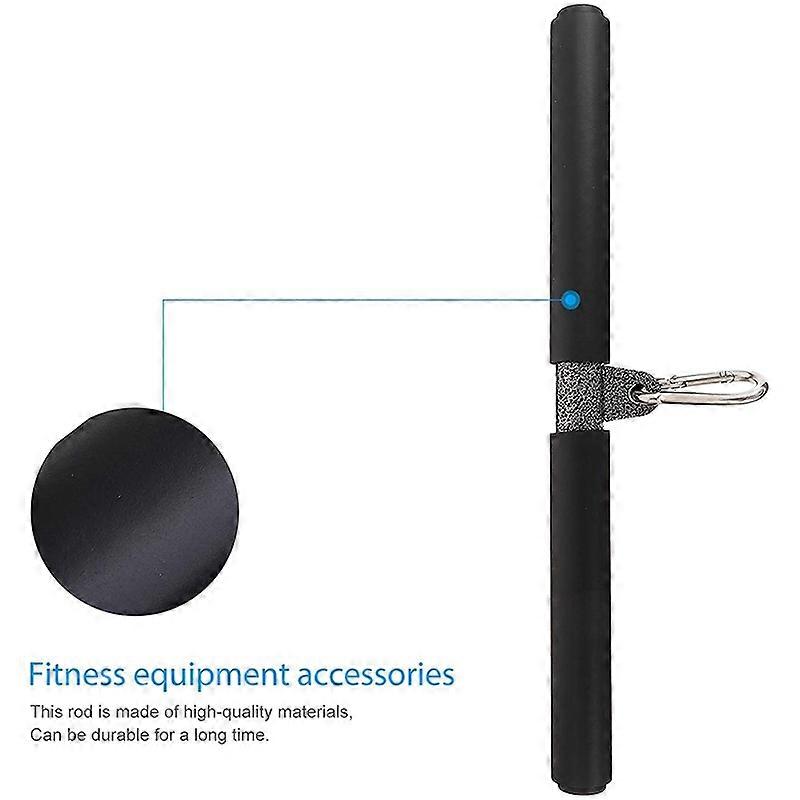 1 Set Rotating Straight Bar DIY Pull Bar with Handgrips Attachment Rotating Straight Bar for Profess