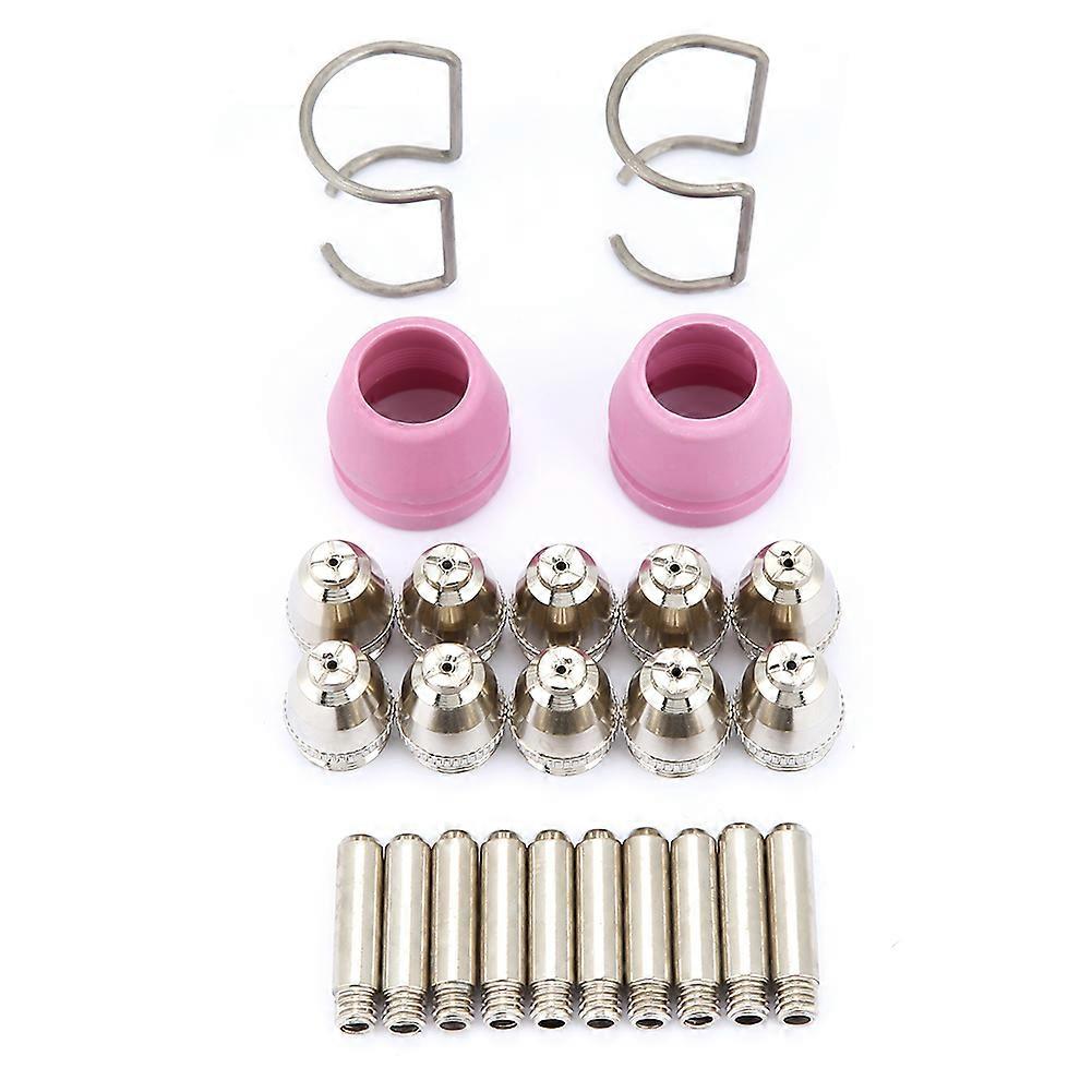 24pc/set AG60 SG55 Plasma Cutter Cutting Torch Consumables Electrode Nozzles Cups Kit