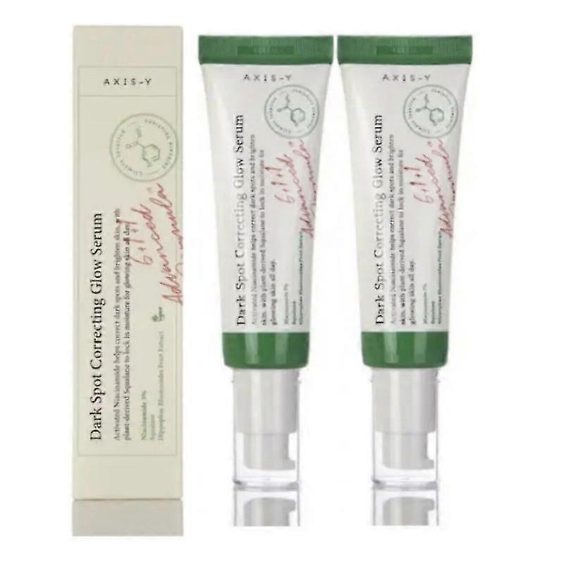 Shibingsheng 1-3 قطع Axis-Y مصل توهج تصحيح البقع الداكنة SPF 50+ نياسين اميد واقي من الشمس مرطب يحسن جوهر الوجه الباهت