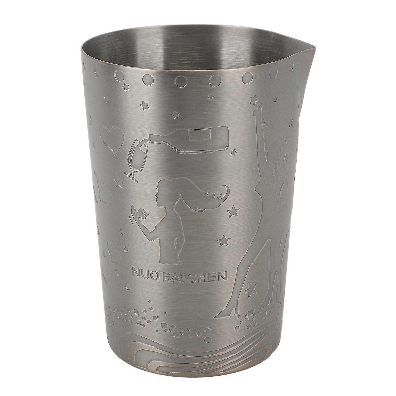 Milk Frothing Pitcher 304 Stainless Steel Rust Proof Multipurpose 840ml Capacity Frother Cup Jug for Bar Home Coffee Shop Style1
