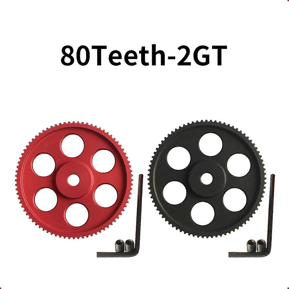 2GT 80 tenner synkron remskive sett timing remskive boring 5mm 2mgt synkronbelte for Voron 2.4 3D Pri