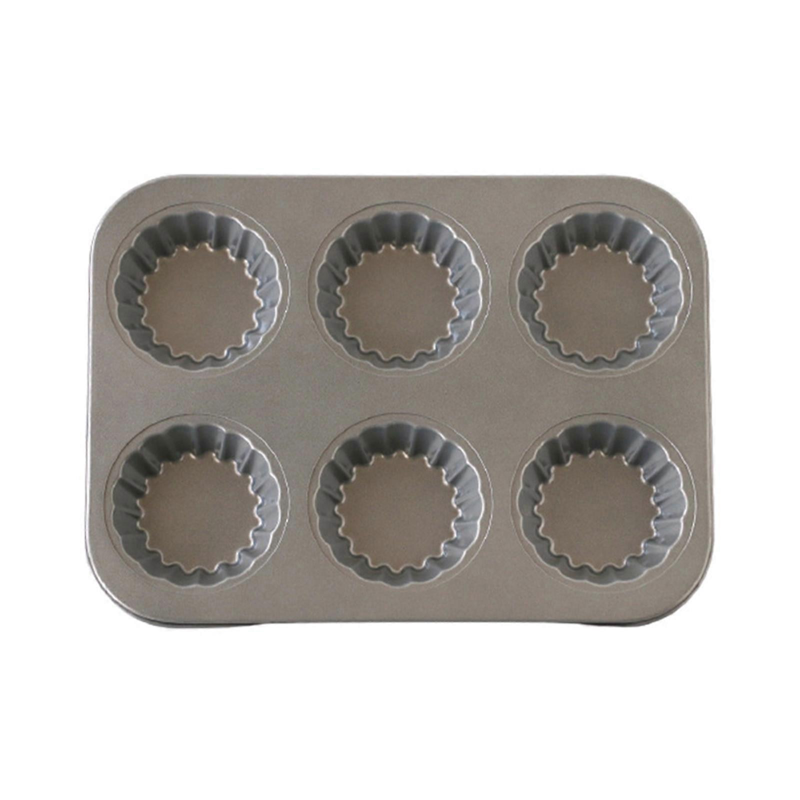 Tart Mold Flower Shape Muffin Pan for Oven Baking Multi Purpose Baking Tray Gift Pastry Tools Durable Kitchen Tools