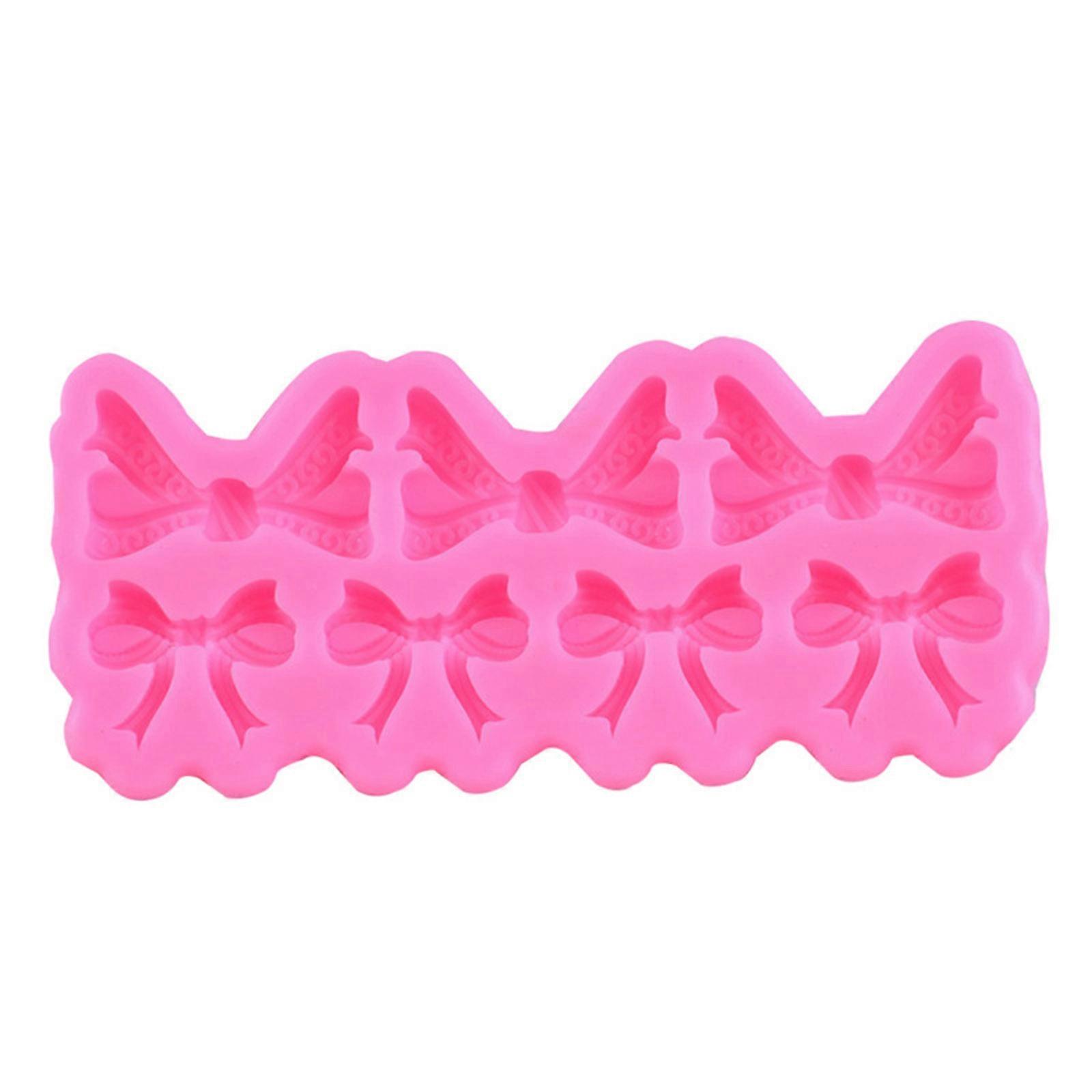 DIY اليدوية سيليكون أقراص سكرية العفن كبير صغير bowknot الشوكولاته السكر الحرفية معجون العفن DIY الصابون راتنج أدوات الحرف هدية الوردي