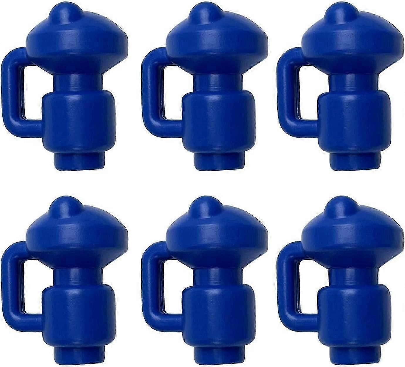 28mm Trampoline End Caps Set of 6 Durable and Weatherproof Protective Posts