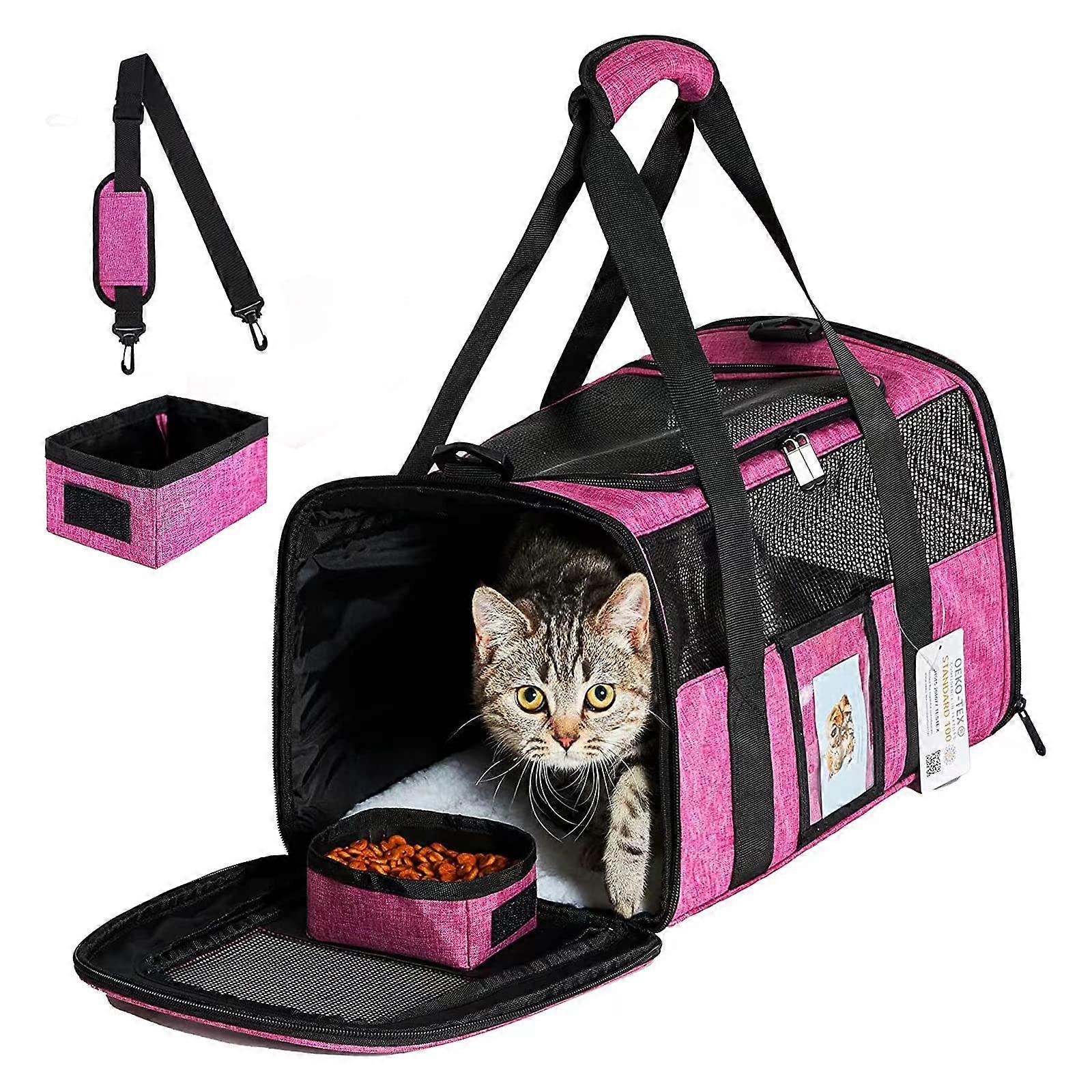 Extra large pet carrier 20 lbs+, soft -sided cat carriers for large cats under 25 lbs