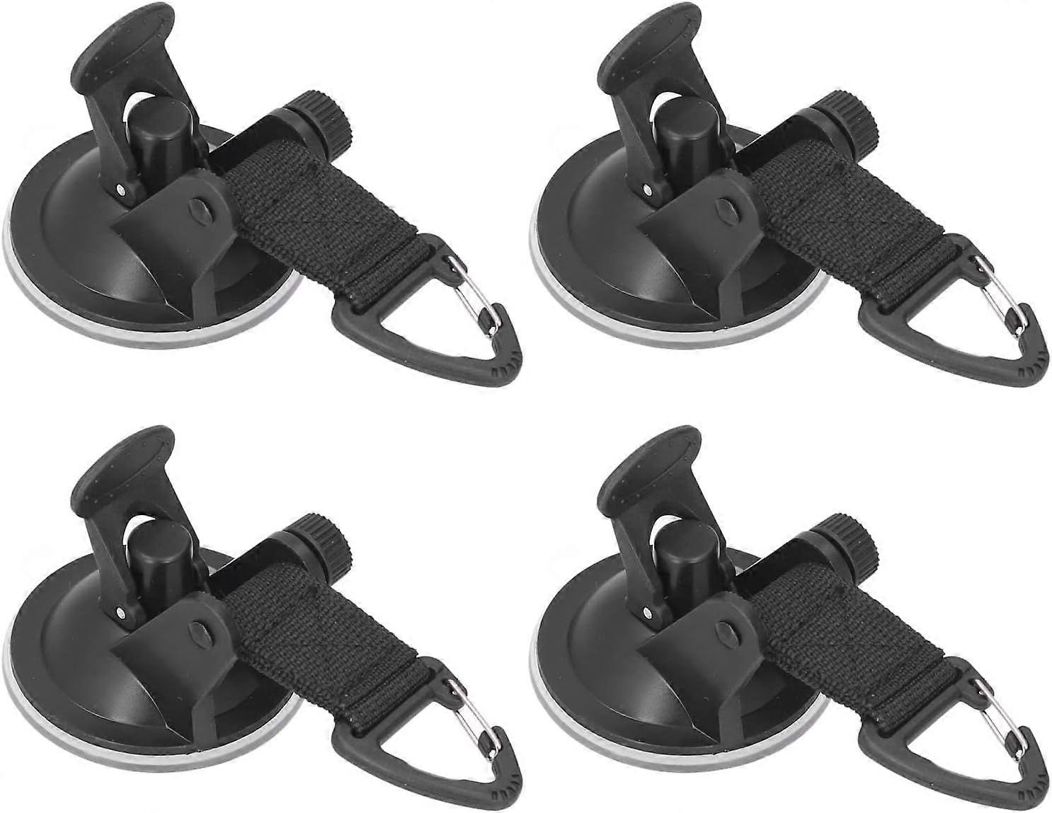 4PCS Suction Cups, ABS, Black