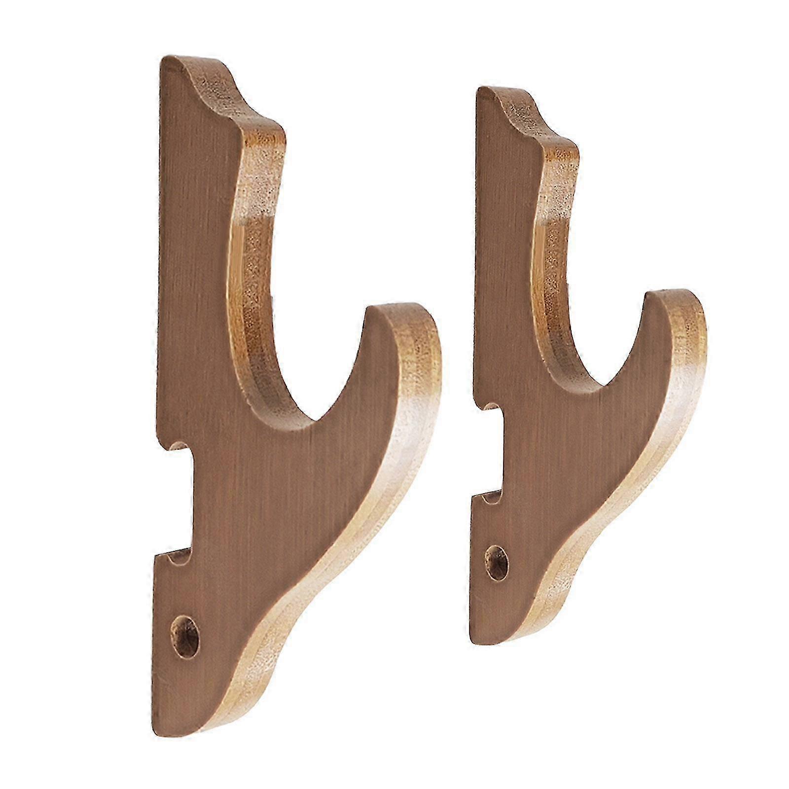 Compact Bamboo Wall Mounted Sword Display Stand Holder for Tanto Katana, Multipurpose Weapon Rack with Easy Installation