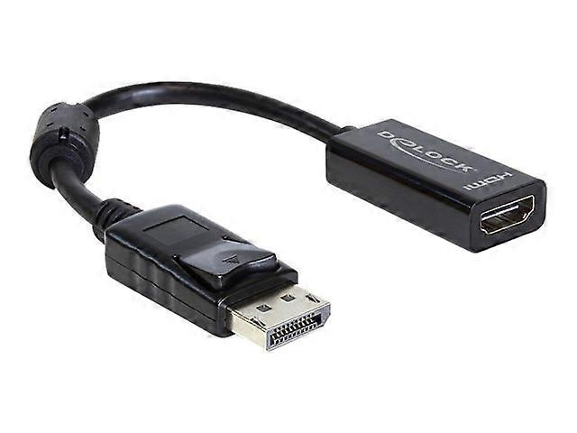 Delock-sovitin Displayport-uros > HDMI-naaras - Näytönohjaimet - DisplayPort-uros-HDMI-naaras