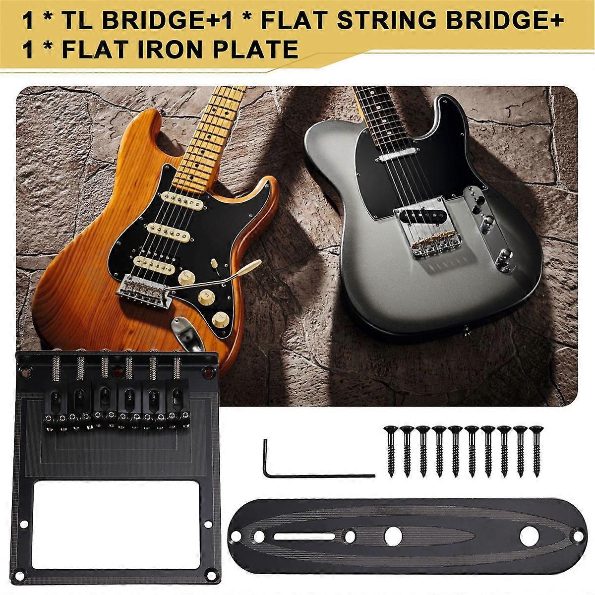 TL Electric Guitar Bridge with Printed String Plate