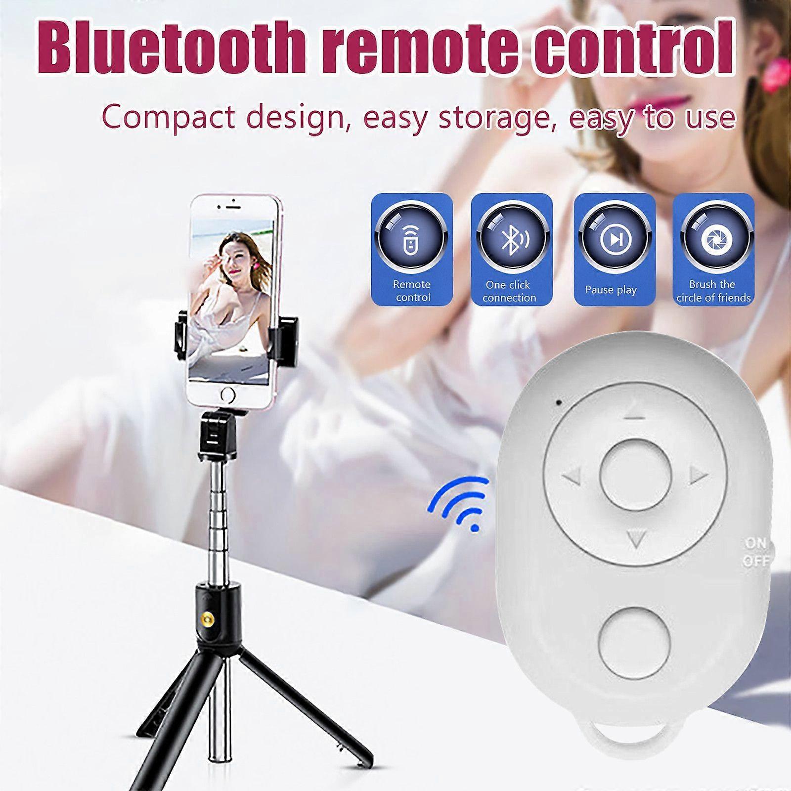 Bluetooth Remote Control Button Wireless Controller Self-Timer Camera Stick Shutter Release Phone Monopod Selfie for ios Android