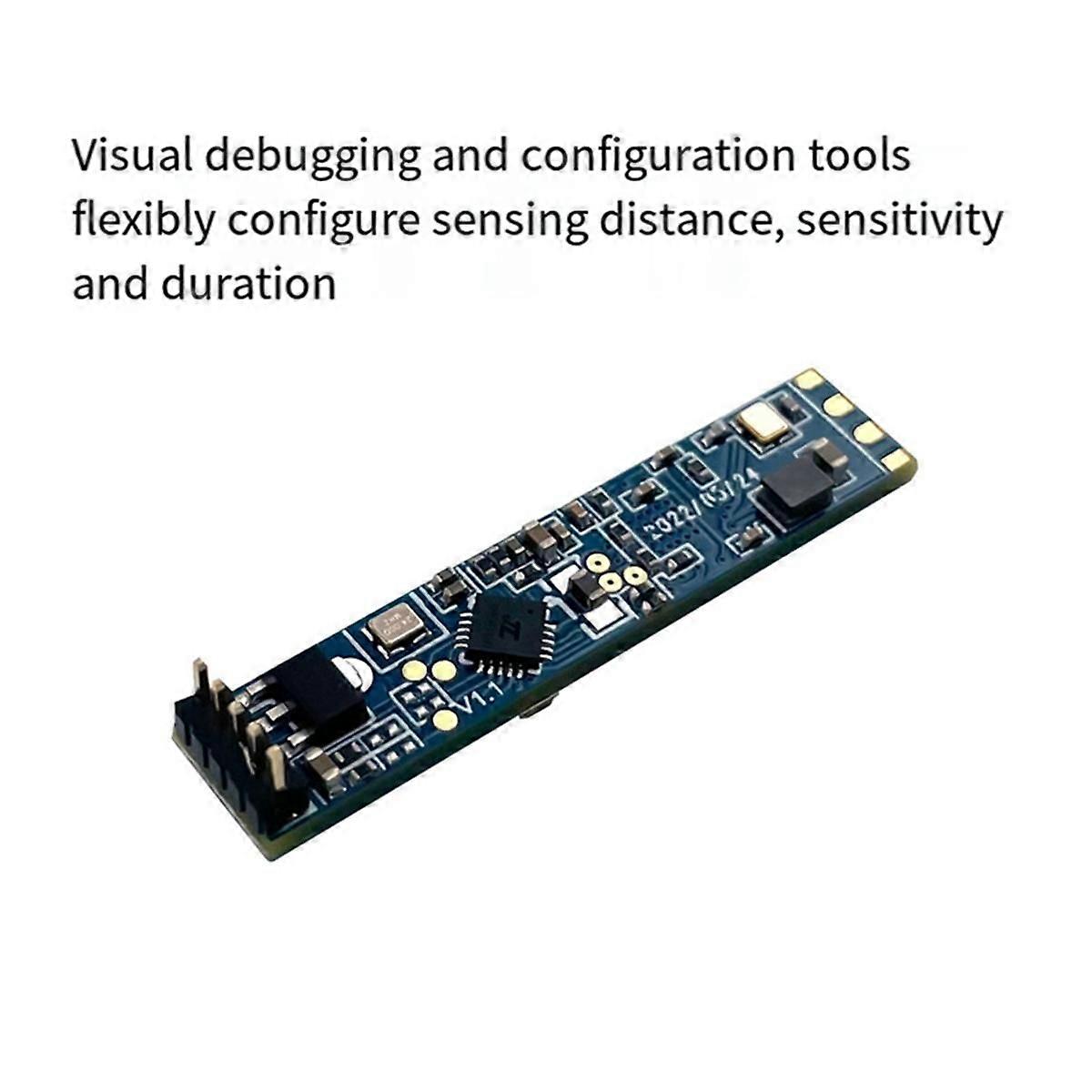 LD2410B 24GHz Radar Human Presence Sensing Module with BT+CH340 Adapter+Cable 5V LD2420 Millimeter Wave Motion Sensor