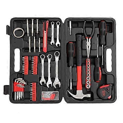 Home Repair Tool Kit - 148-Piece Iron Tool Set with Toolbox Case, Perfect for DIY, Home and Auto Repairs, Mechanic Tools