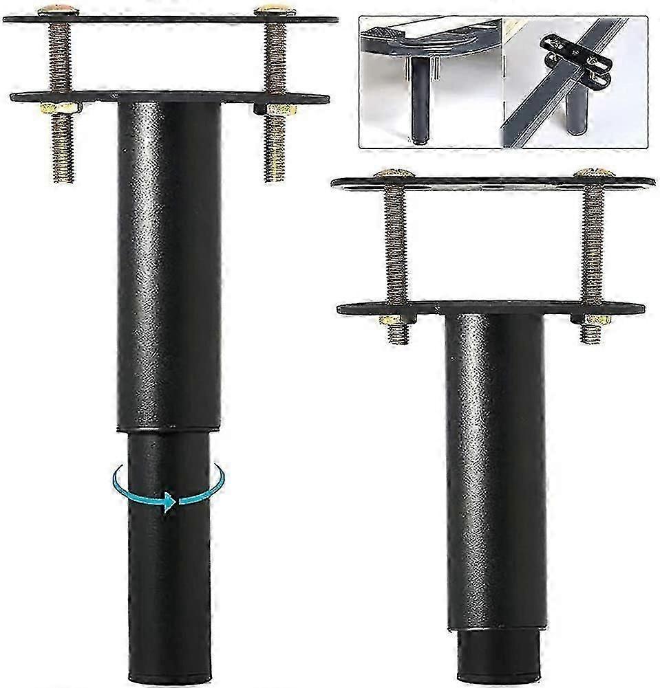 2pcs Adjustable Height Center Support Leg For Bed Frame, Bed Center Slat Heavy