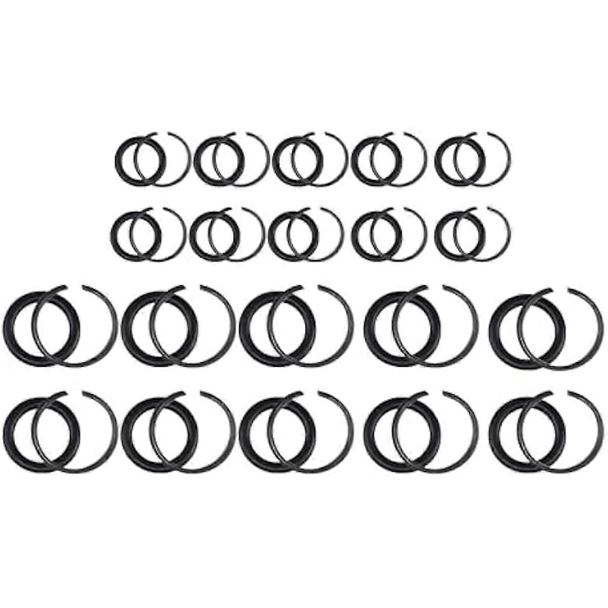 (10+10 Sets) 1/2Inch & 3/8Inch Impact Wrench Retainer Ring Kits