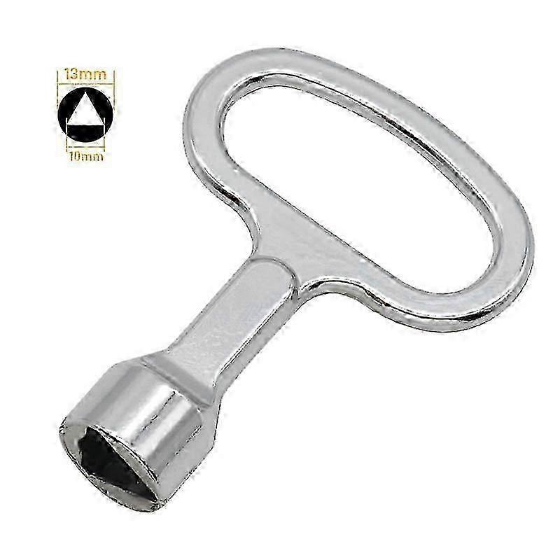 Triangle Key Trash Can Triangle Key for Yellow Trash Can Metal Triangular Key for Sorting Bin Electr