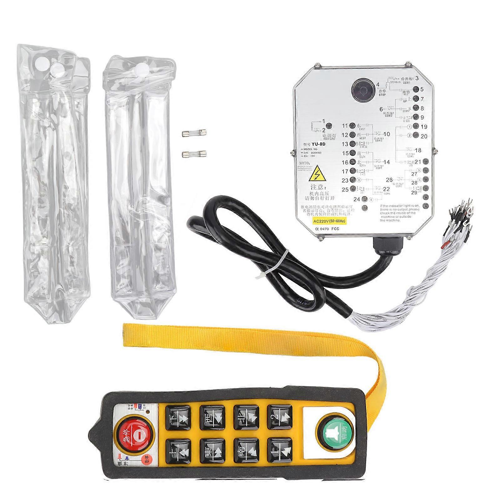 Crane Remote Control Hoist Switch Push Button Box Controller Waterproof for Machine