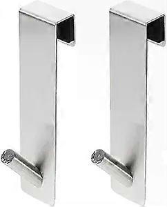 Shower Hook - No Drilling Required Lined Stainless Steel