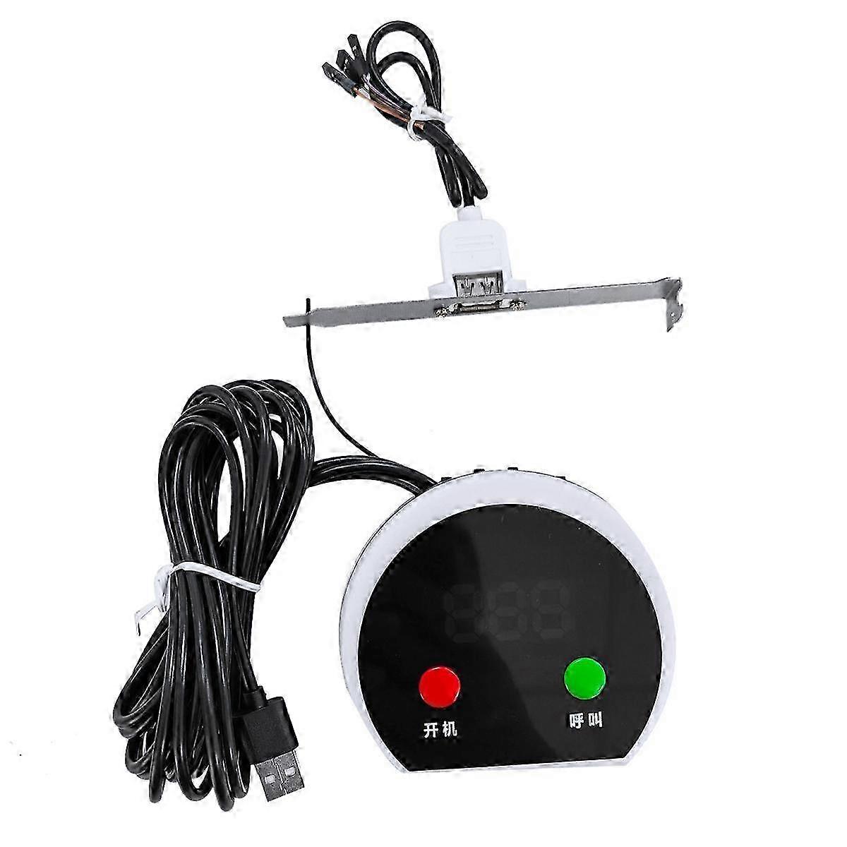KCCPOR RGB Multi-Function Portable Computer Desktop Switch Headset Stand Waterproof Computer Host P