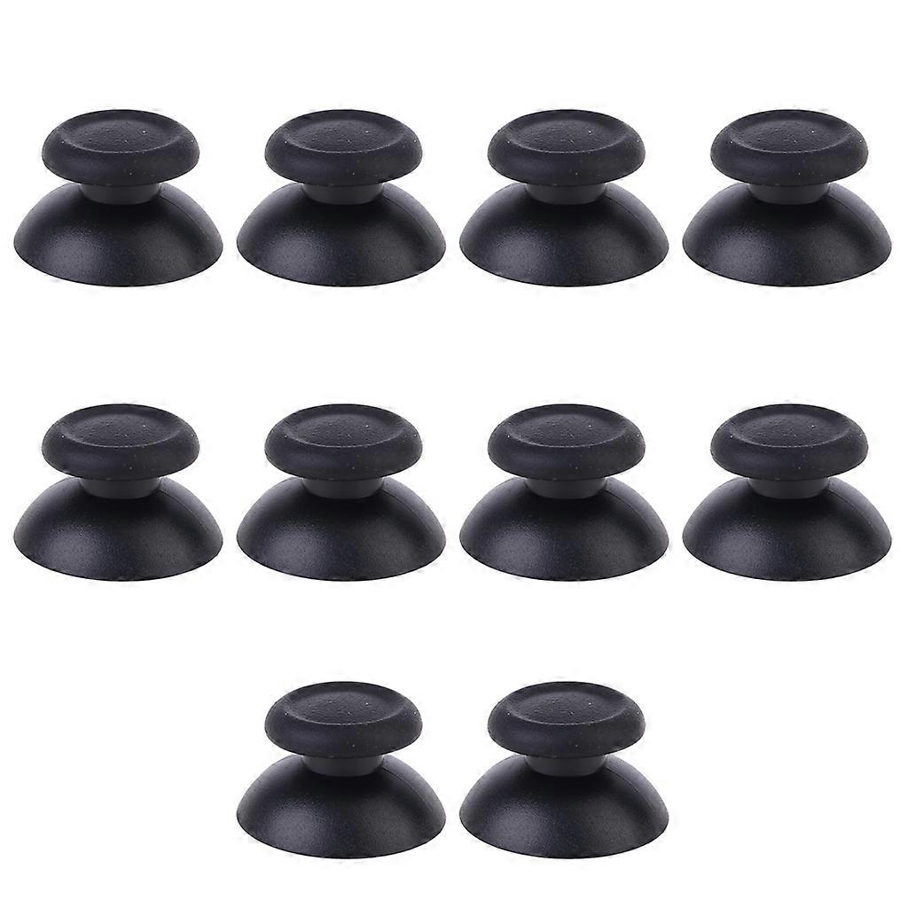 Thumbsticks Thumb Stick Compactible with 10pcs/set Analog Replacement for Playing Game Replacement Accessory Black