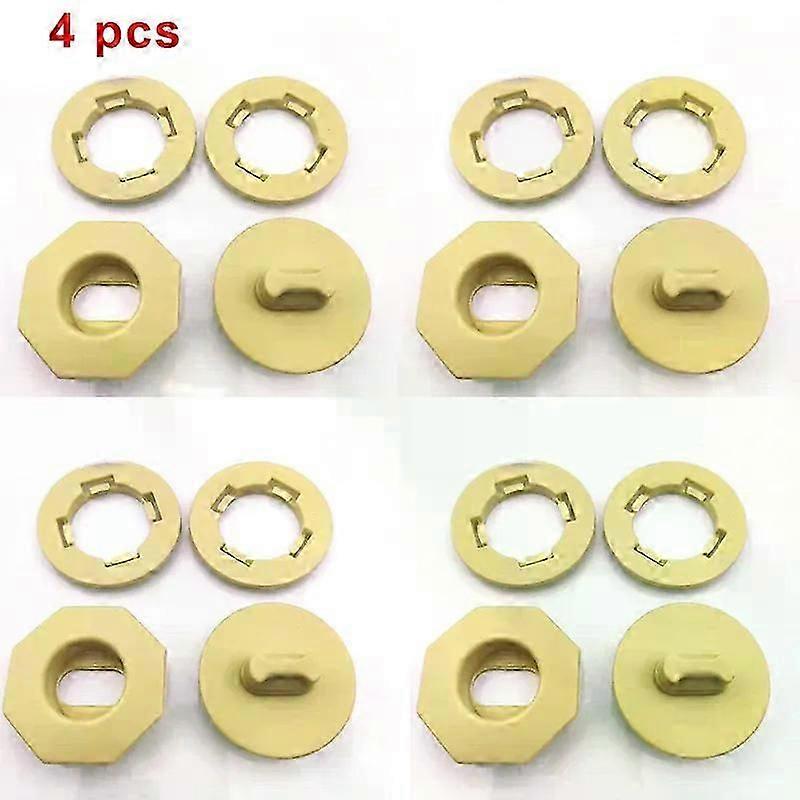 4pcs Car Floor Mat Fixed Clips Universal Double Layer Floor Carpet Fixing Clamp Buckle Anti Skid Carpet Fastener Car Accessories