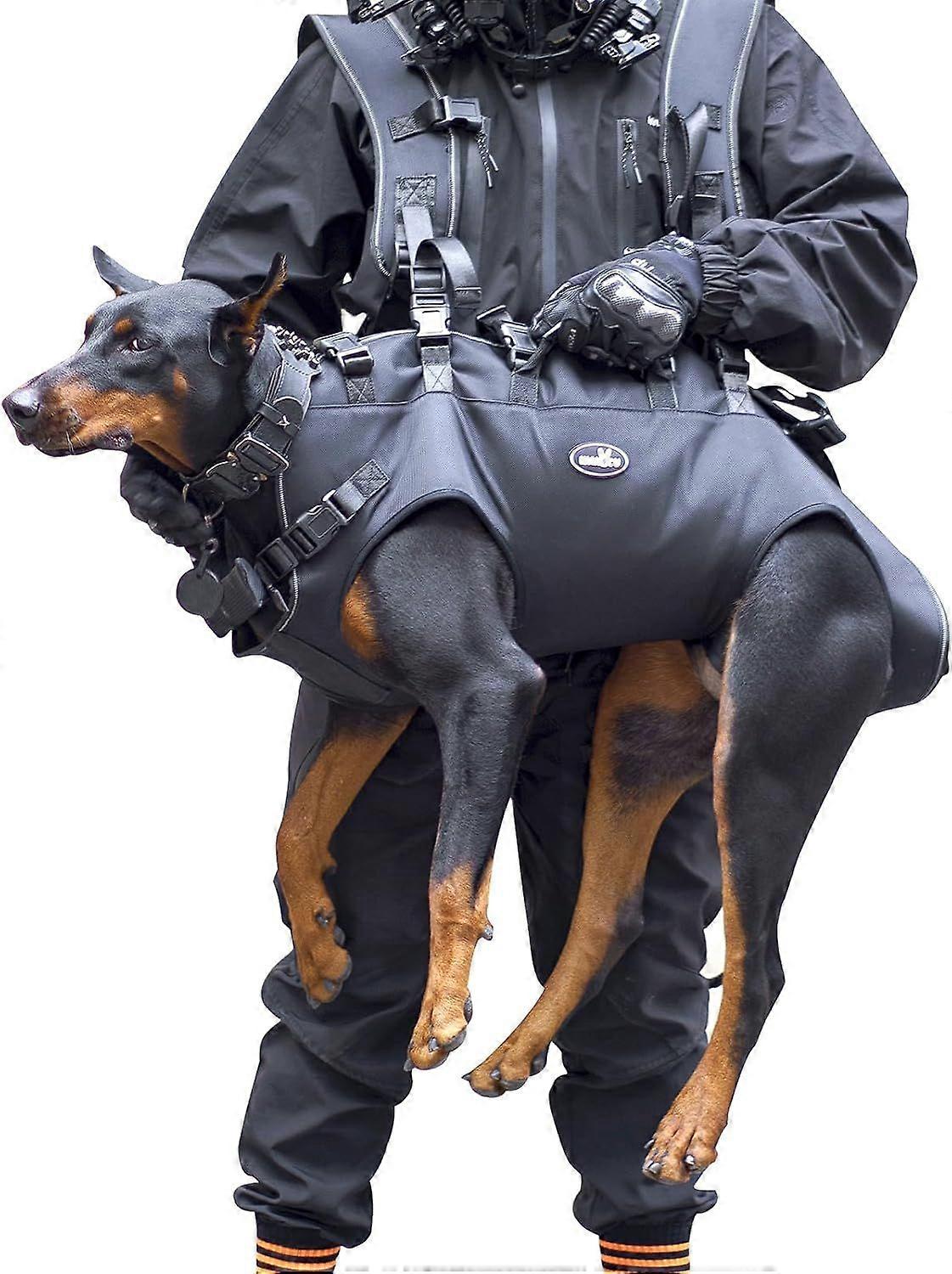 2025最新モデル犬用リフトハーネス全身犬用バックパックハーネス緊急