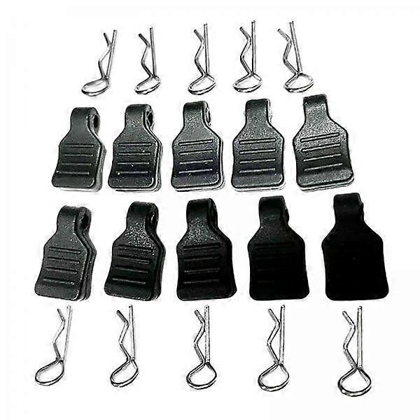 2x10/Set Universal RC Body Clips Pins for 1:24 1:18 RC Crawler Buggy Monster