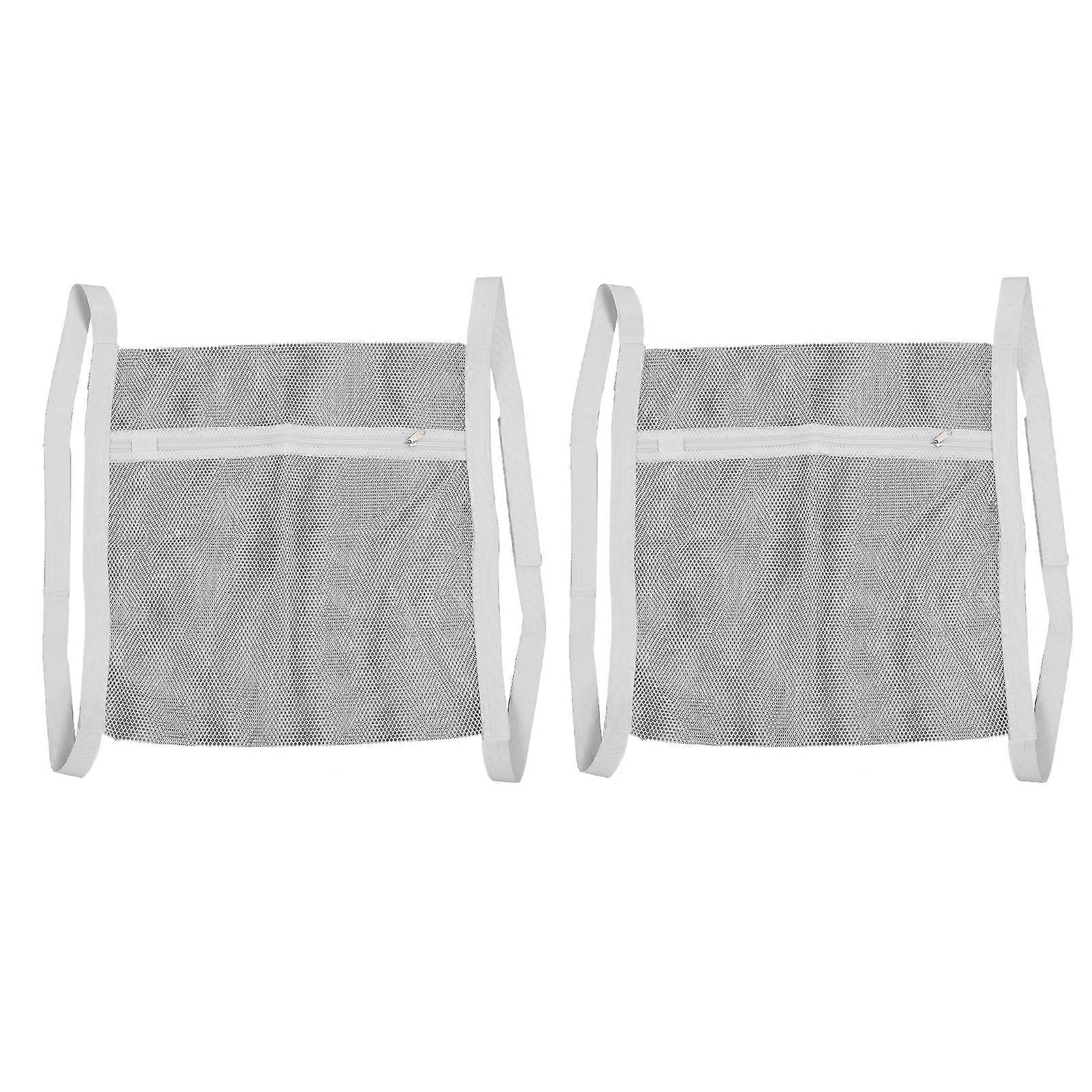 Pack Reusable Sneaker Drying Bags, Thin Laundry Nets with Zipper and Strap for Washing Machine
