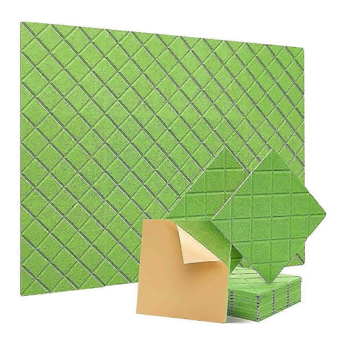 12 Pack Soundproof Wall Panels,12x12x0.4In Self Adhesive Sound Absorbing Panels,for Recording Studio,Office