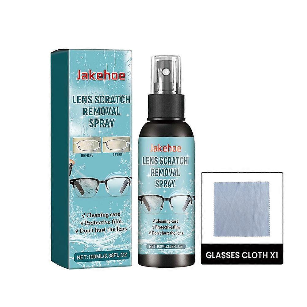 Lens cleaning spray (A)$Eye lens cleaning spray spray type cleaning glasses lens does not damage the lens anti-fog care liquid
