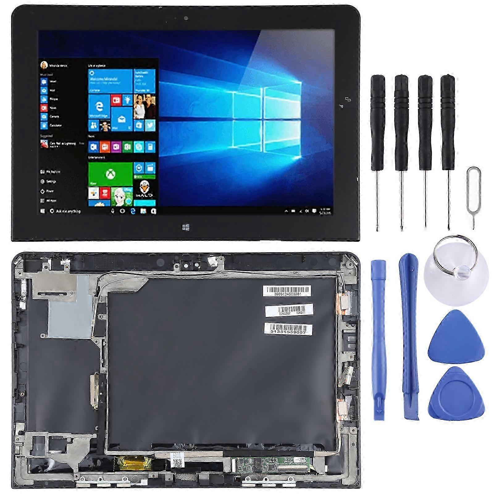 2025 OEM LCD-skärm för Lenovo Thinkpad 10 1:a generationens B101UAN01. C Digitizer Full Assembly med ram (svart)