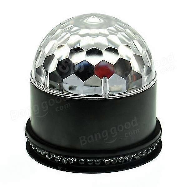 15W RGB Crystal Magic Ball Sunflower Stage Light Sound Activated for Christmas Parties, KTV, and Disco Events Suitable for Various Occasions